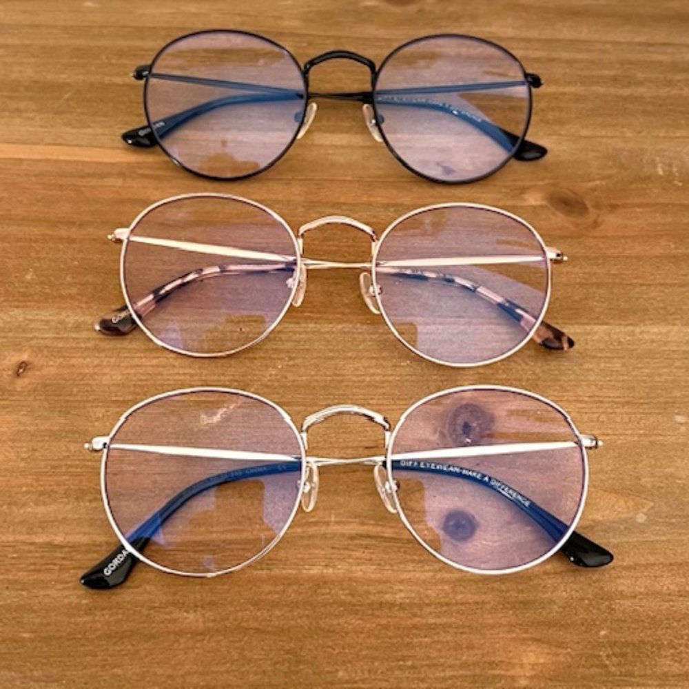 diff eyewear gordan lot of 3 new